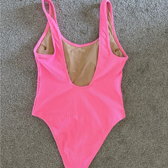 Women's Cotton On Poolside Pink One Piece Swimsuit Size: M - Picture 2 of 2